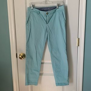 Banana Republic City Chino, aqua blue, 4s